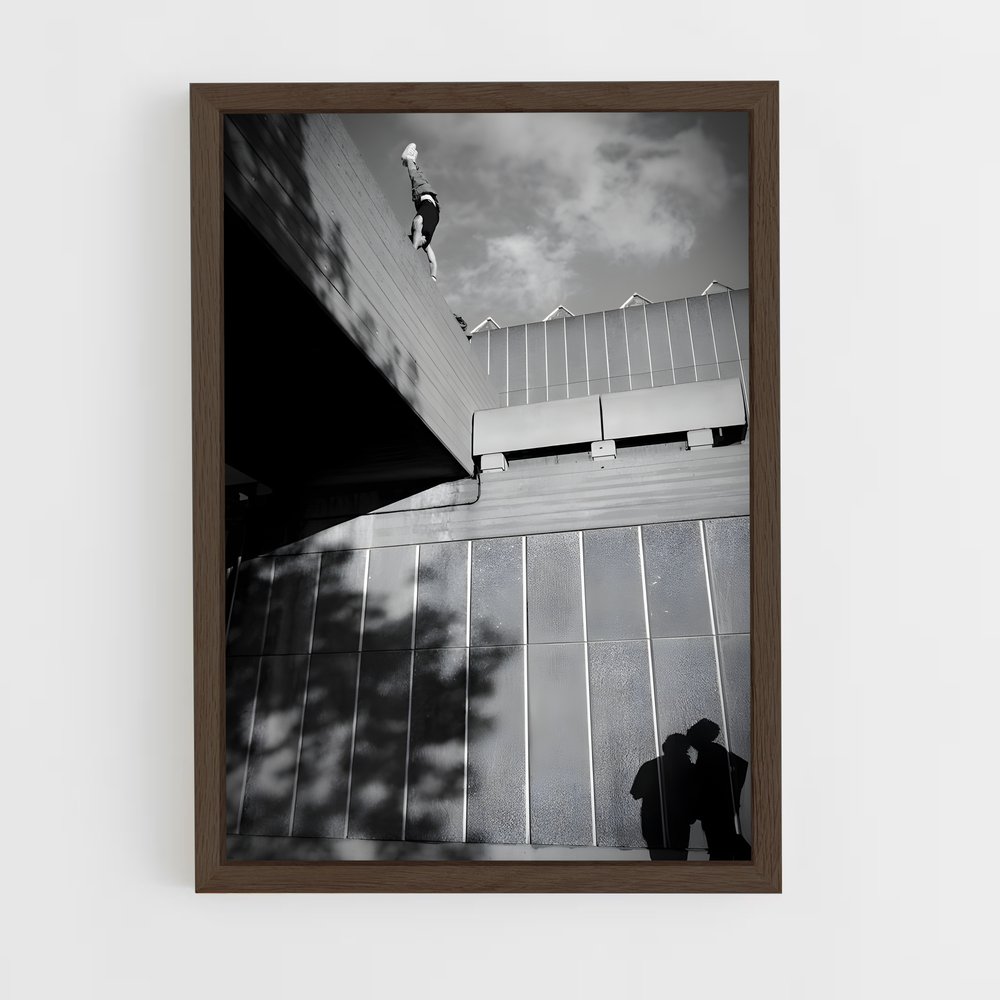 Poster Skateboarder Élevé – affiche Parkour et freerun (vue 5)
